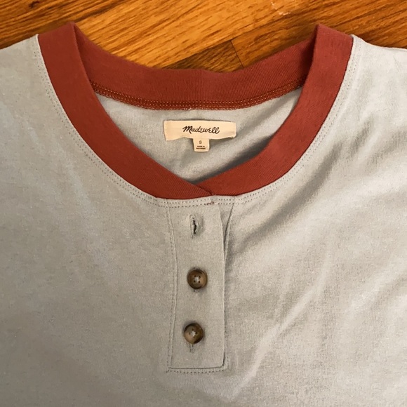 NWOT Madewell Henley Tee - Picture 2 of 2
